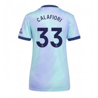 Arsenal Riccardo Calafiori #33 Tredjedrakt Dame 2024-25 Kortermet